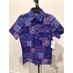 Dogg Supply by Snoop Dogg Bandana Paisley Shirt, Men's Sizes XS